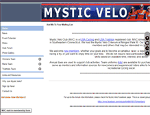 Tablet Screenshot of mysticvelo.com
